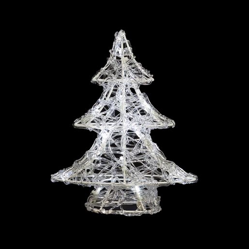 Sapin Lumineux Electrique Et Acrylique Blanc Decoration Lumineuse De Noel La Foir Fouille