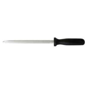 Fusil de ménage - Acier inoxydable - 32,5 cm - Noir