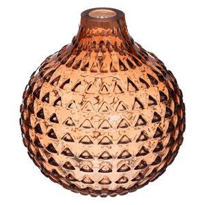 Vase bouteille terre ø 16 x H 16,5 assortis