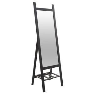 Miroir sur pied Leo - Noir