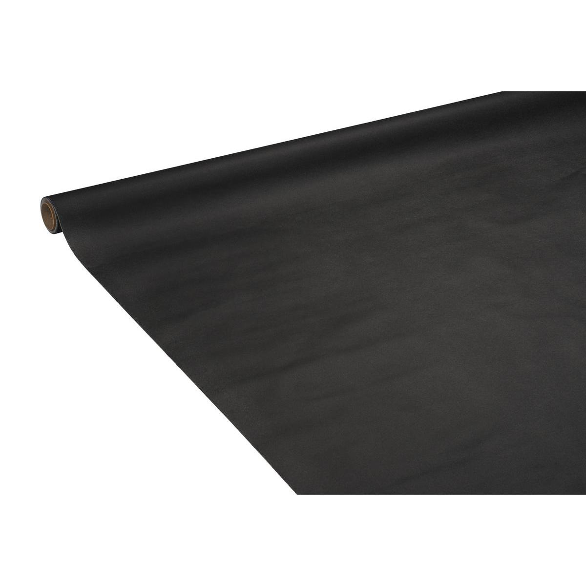 Nappe Jetable chromée 1,18x5m Noir - Décoration de fête BUT