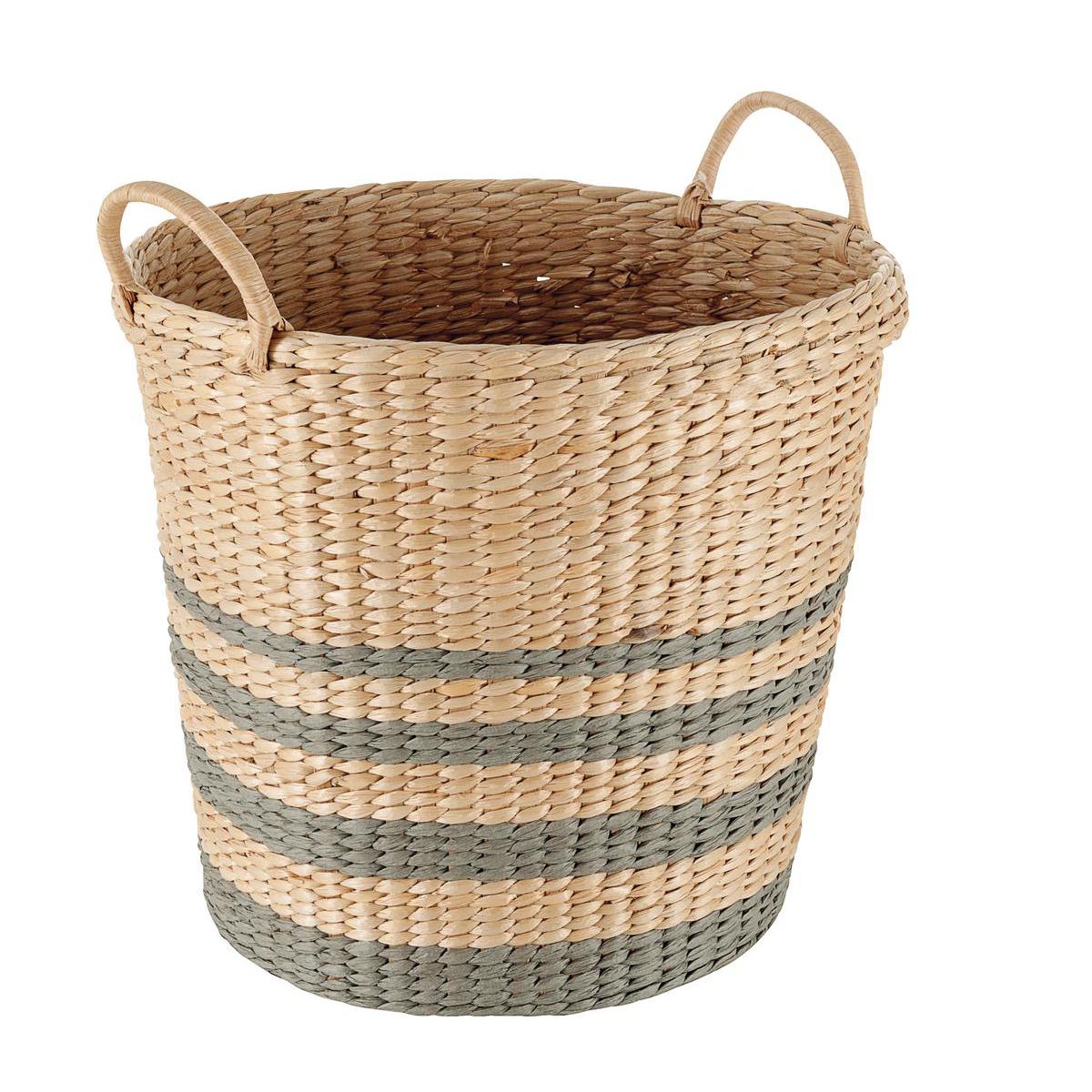 Panier à linge shop paille