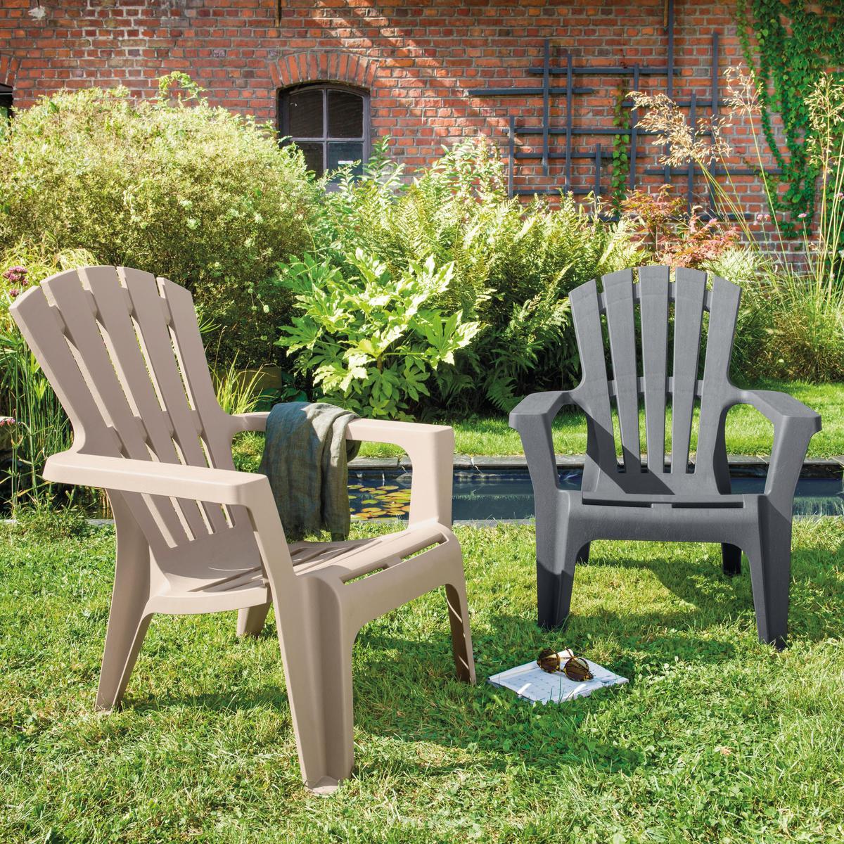 Fauteuil Adiko L 73 X H 88 X L 80 Cm Differents Coloris Gris Anthracite Moorea Bains De Soleil Fauteuils Detente Et Loveuses La Foir Fouille