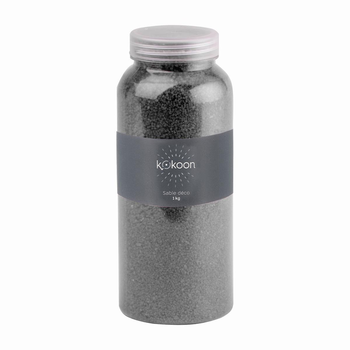 Sable déco - 1 Kg - Noir Sable déco - 1 Kg - Noir