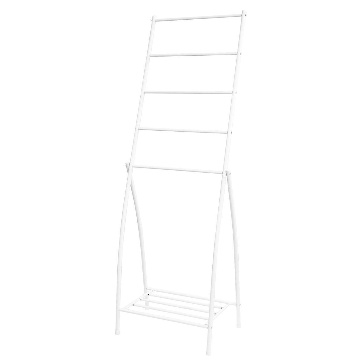 Sèche-serviettes - Acier - 50 x 32 x H 150 cm - Blanc