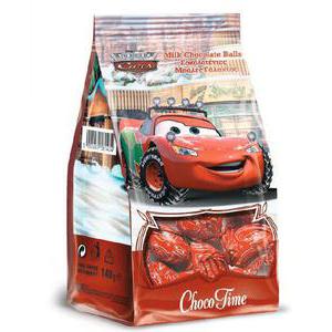 Pochette chocolats Cars - Papier - 120 g - Multicolore