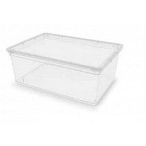 3 boîtes de rangement - 11 L - Transparent