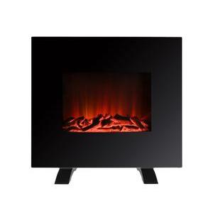 Cheminée électrique - 75 x 20 x 72 cm - Noir