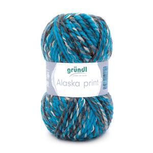 Pelote print Alaska - Turquoise