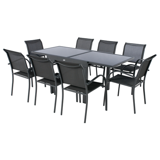 Table Piazza 8 Places Gris Mobilier De Jardin La Foir Fouille