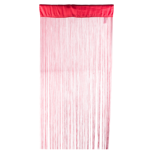 Rideau fils - 90 x 200 cm - Rouge Rideau fils - 90 x 200 cm - Rouge