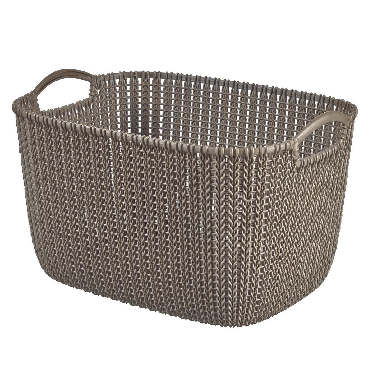 Panière de rangement 19 L - Marron Panière de rangement 19 L - Marron