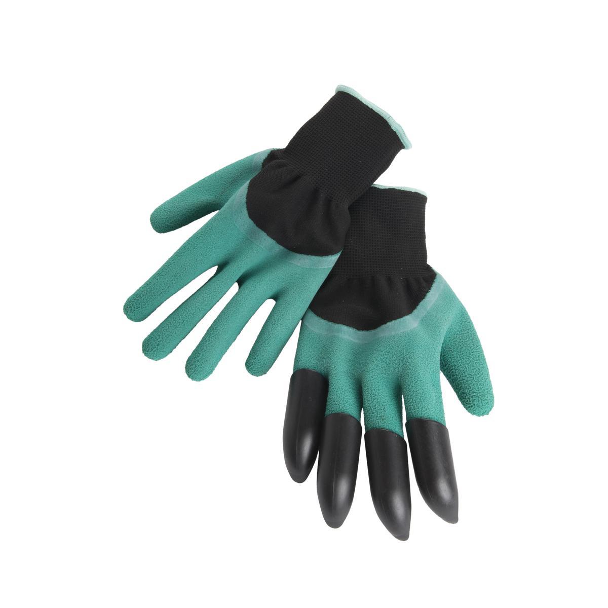 Gants de Jardinage avec griffes en caoutchouc et polyester au meilleur prix