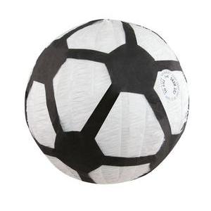 Pinata ballon de football en carton - 25 x 25 x H 25 cm - Multicolore