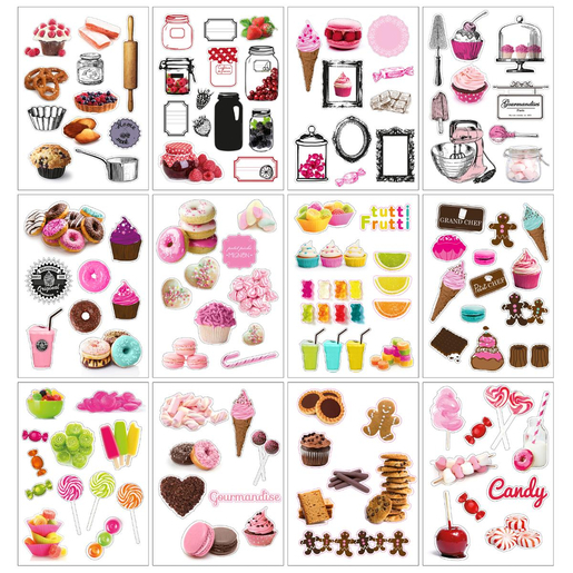Stickers Gourmandise Stickers Et Adhesifs Deco La Foir Fouille
