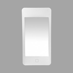 Miroir modèle smartphone - 30 x H 60 cm - Blanc