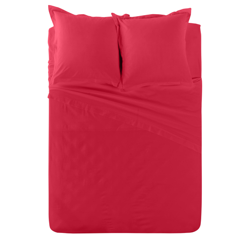 Housse De Couette 100 Coton Rouge Linge De Lit La Foir Fouille