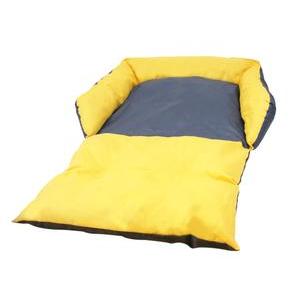 Canapé-lit imperméable pour chien ou chat - 70 x 65 x 23 cm - Différents modèles - Jaune, noir