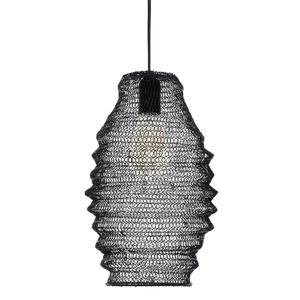 Suspension maille fer Ali noire ø 24 cm