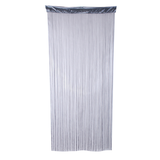 Rideau Fils Polyester Gris Paire De Vitrage Voilage Pour