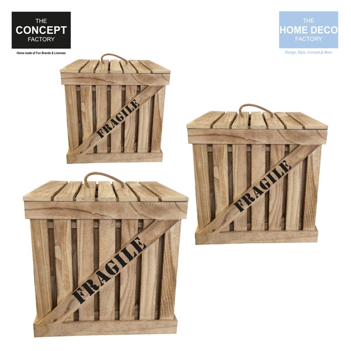 3 cagettes cargo beige paniers a linge et lingeres la foir fouille