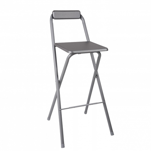 Tabouret De Bar Pliant Gris Meubles Pour La Cuisine La Foir