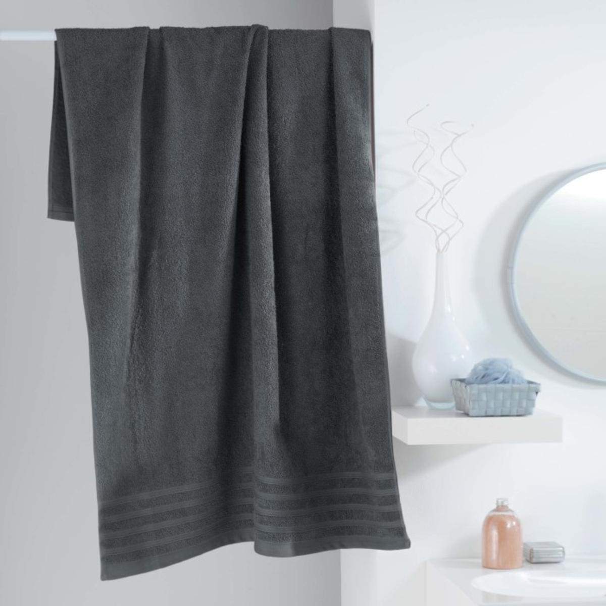 Drap de bain vitamine - 90 x 150 cm - Gris anthracite
