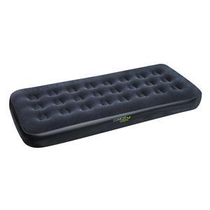 Matelas gonflable 1 personne - PVC - 185 x 76 x 22 cm - Noir