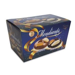 Boîte de Mendiants au chocolat (lait et noir) - 125 g - VALDÉLICE