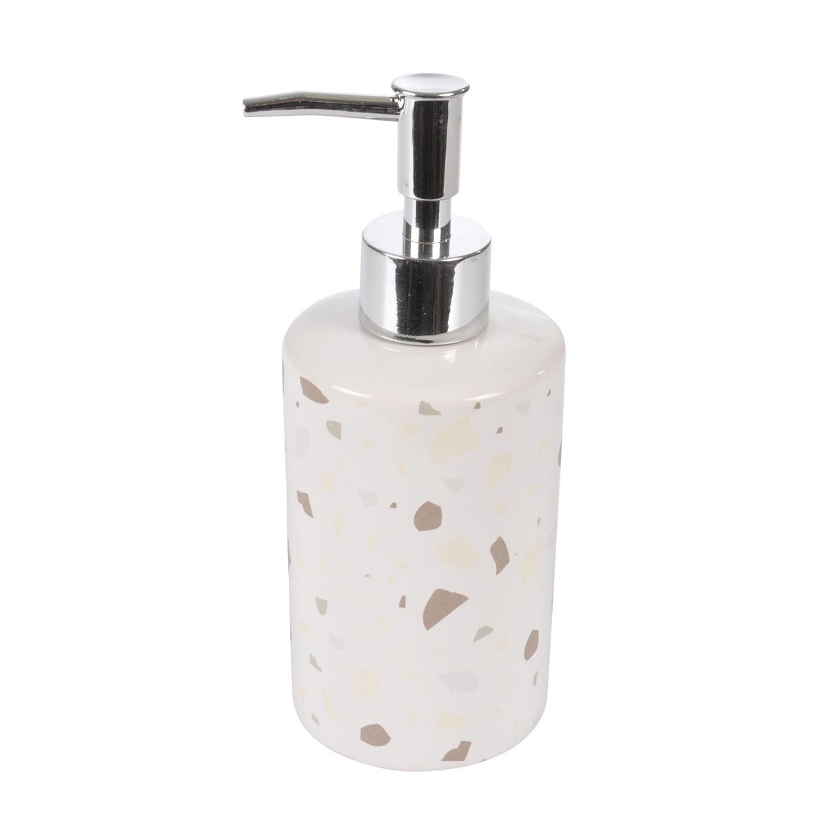 Distributeur de savon à imprimé - ø 7 x H 19 cm - Multicolore