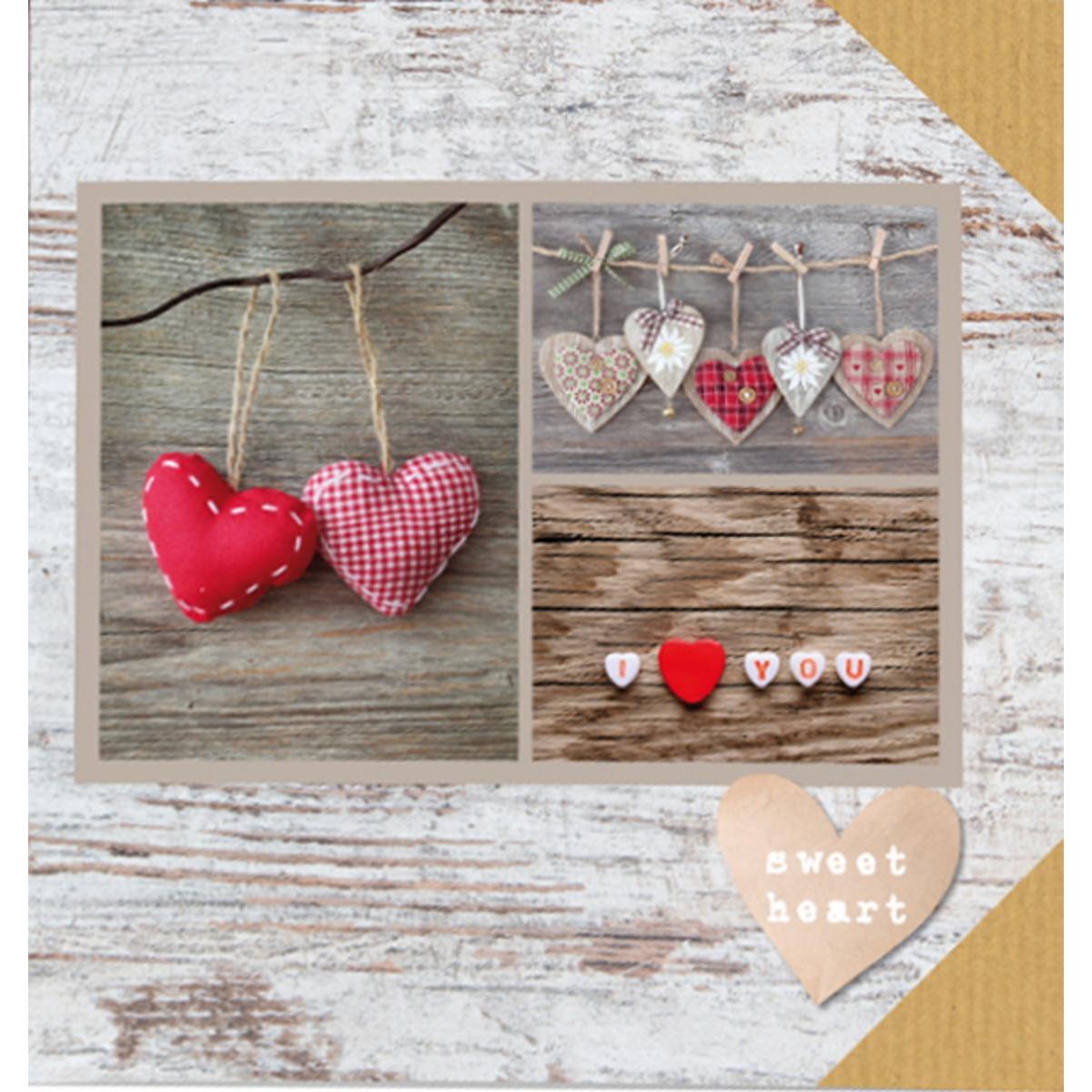 Classeur 400 pochettes blanches Sweet heart - 10 x 15 cm