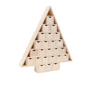 Calendrier de l'avent en bois