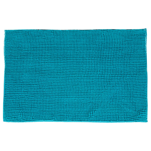 Tapis Chenille A Poils Courts Bleu Tapis Deco La Foir Fouille