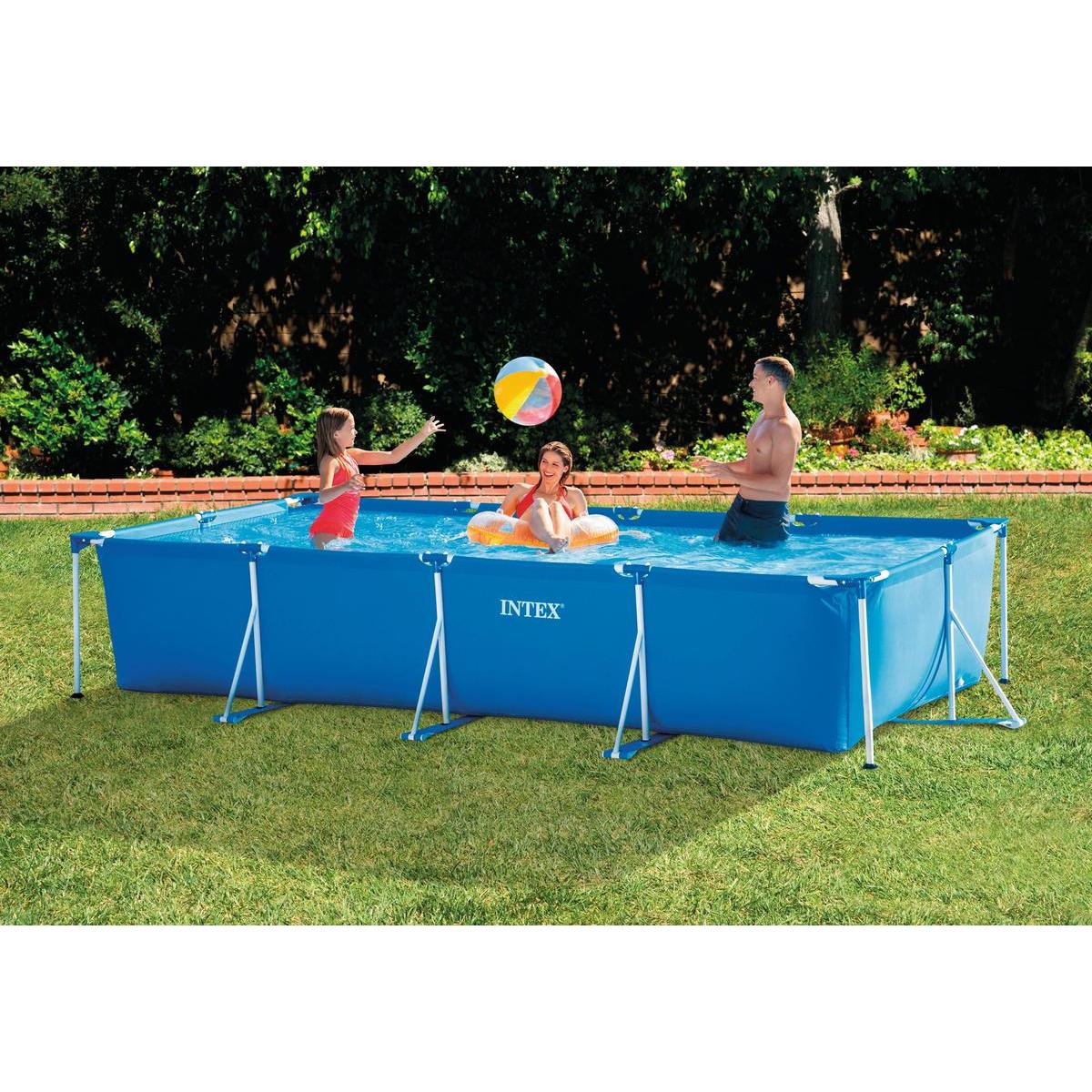 piscine tubulaire intex l 4 5 x l 2 2 m 7100 l la fete de l eau la foir fouille