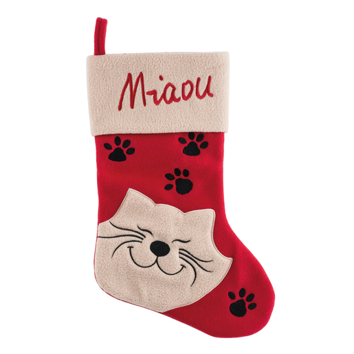 Chaussette Deco Chat Miaou Chaussette De Noel Et Deguisement La Foir Fouille