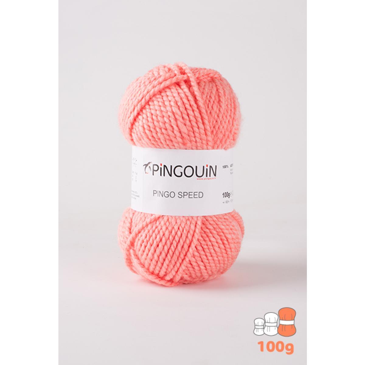 Pelote acrylique Pingo Speed - 92 m - Orange - PINGOUIN
