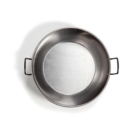 Poêle profonde - Acier poli - Ø 38 cm - Gris Poêle profonde - Acier poli - Ø 38 cm - Gris