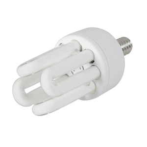 Ampoule fluo compacte E14 - 12 x 5 x 15 cm - Blanc