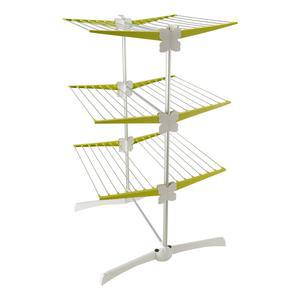 Sechoir A Linge Aluminium Plastique Vert Sechoirs Et