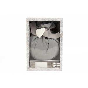 Coffret diffuseur de parfum gris - 16,8 x 11,3 cm - Gris