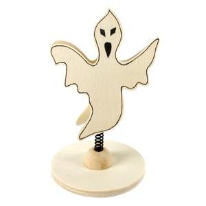 Marque place fantôme à customiser - Bois - 6 x 10 cm - Beige