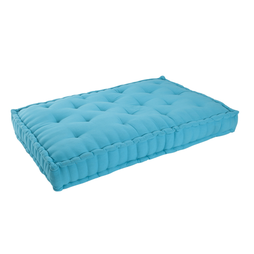 Assise Pour Banquette 80 X 120 X H 15 Cm Bleu Coussins De