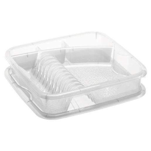 Egouttoir Geometrique Plastique Blanc Materiel De Cuisine