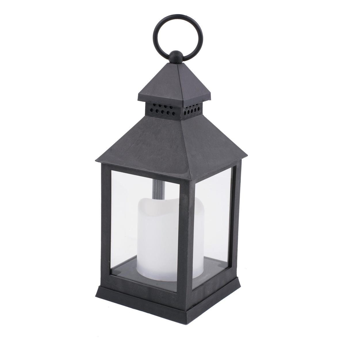 Lanterne led - Blanc, noir Lanterne led - Blanc, noir