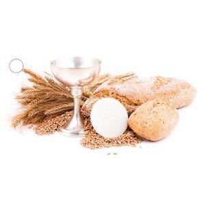 10 étiquettes de communion pain