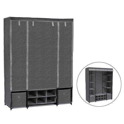 Armoire Penderie 128 X 45 X H 170 Cm Produits Divers La Foir Fouille