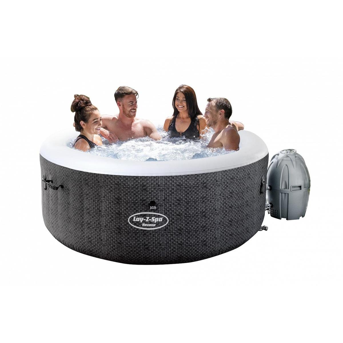 Spa Gonflable Havana 4 Personnes O 180 X 66 Cm 669 L Gris Bestway Spas Et Accessoires La Foir Fouille Spa Gonflable Havana 4 Personnes O 180 X 66 Cm 669 L Gris Bestway Spas Et Accessoires La Foir Fouille