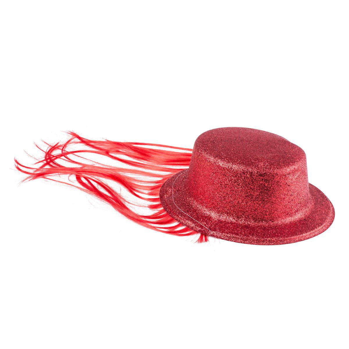 Chapeau pailleté cheveux - Plastique - 26,5 x 23,5 x 9 cm - Bleu Chapeau pailleté cheveux - Plastique - 26,5 x 23,5 x 9 cm - Bleu