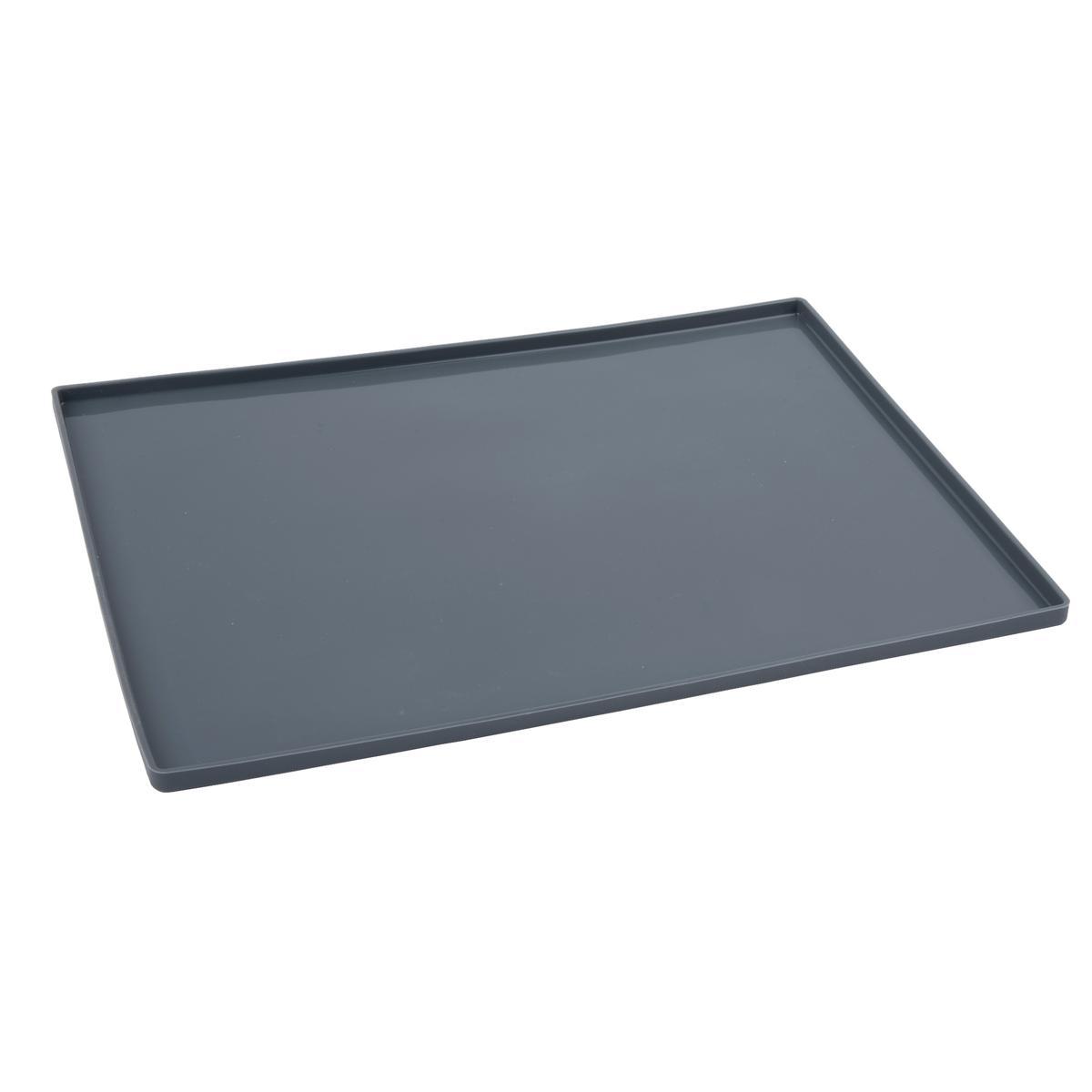 Tapis silicone lisse avec rebords - 320x555x6 mm
