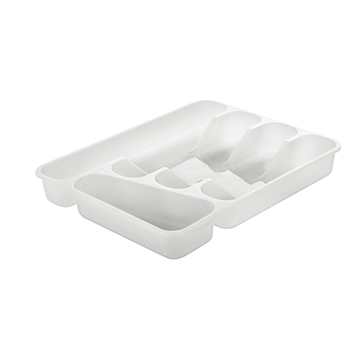Range Couverts Plastique Blanc Materiel De Cuisine La Foir